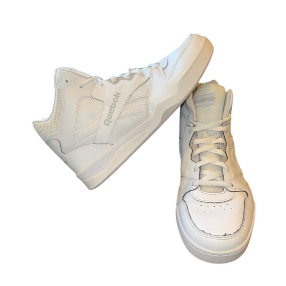 Reebok Royal BB4500 H2 XE White High Top leather Sneakers Size 12 w/original box
